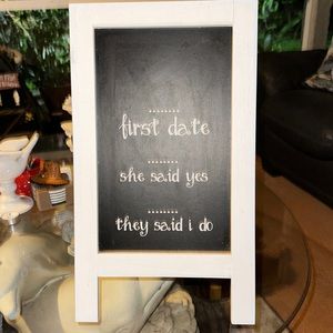 Chalkboard sign!